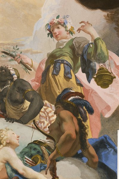 Jupiter and the Four Continents by Mattia Bortoloni